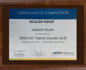 Scaled Agile Certificate